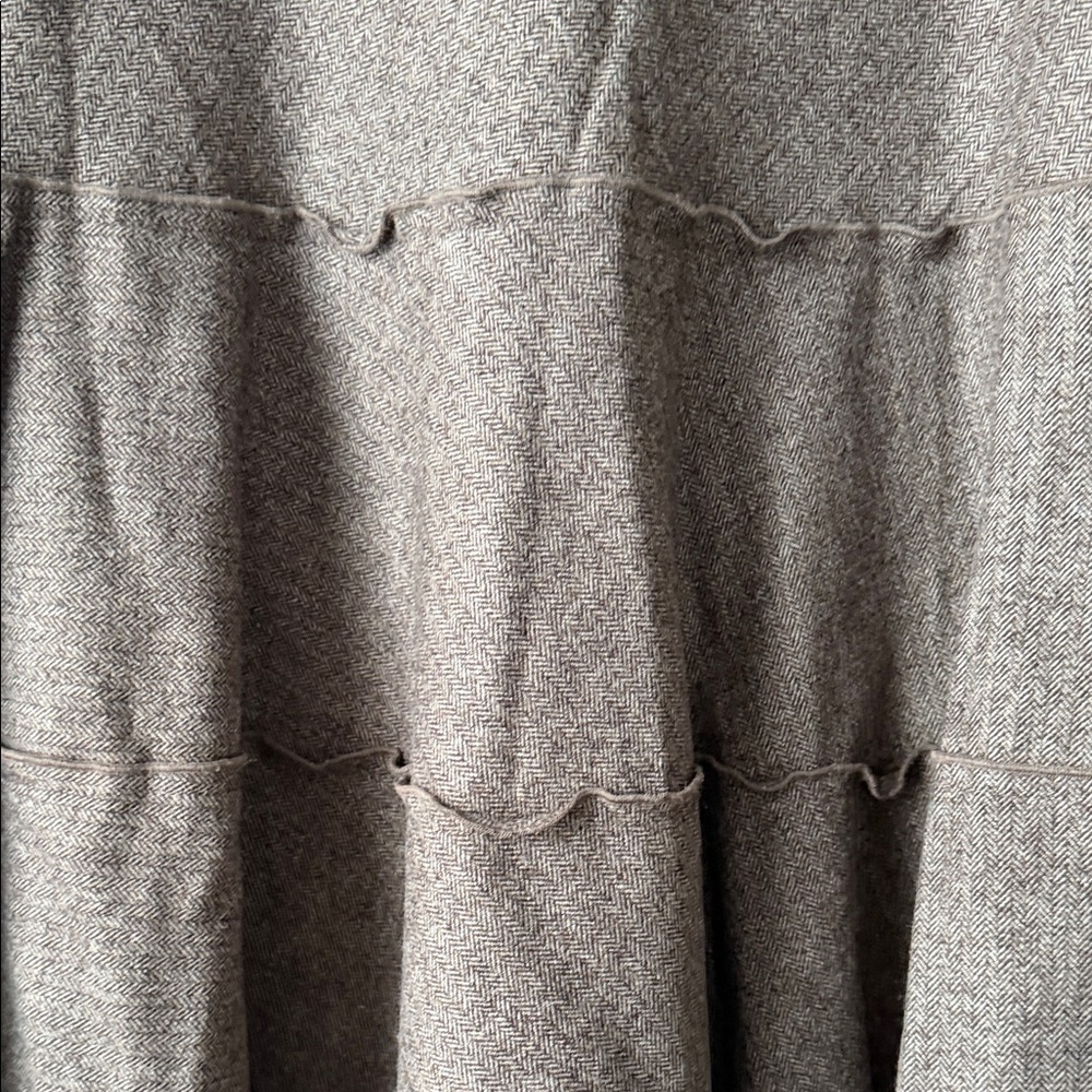 Luisa Cerano Chic Brown A-Line Women's flare wool blend Skirt size 6 - Picture 6 of 14